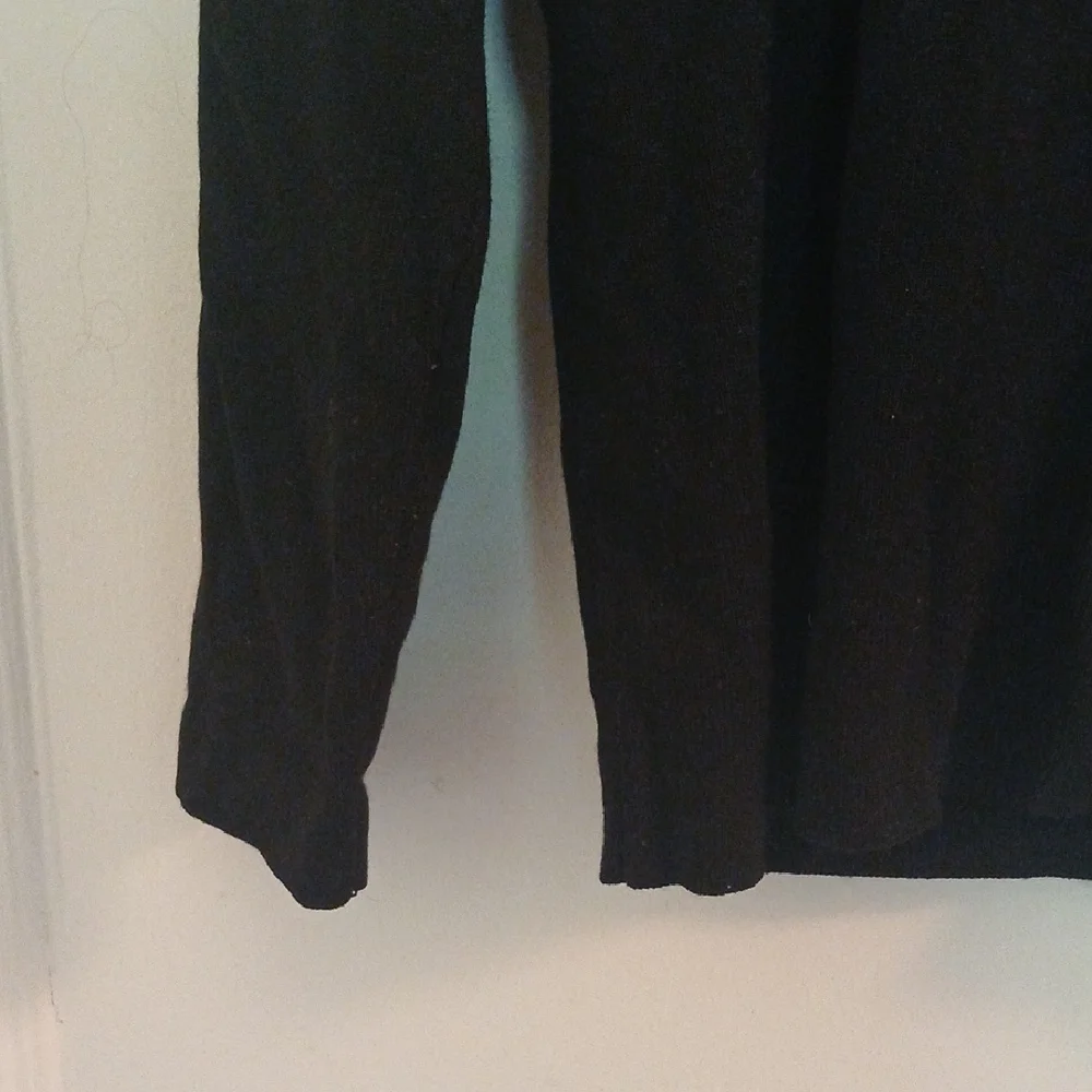 Chico' Black Turtle Neck Sweater Classic Knit - Picture 3 of 11